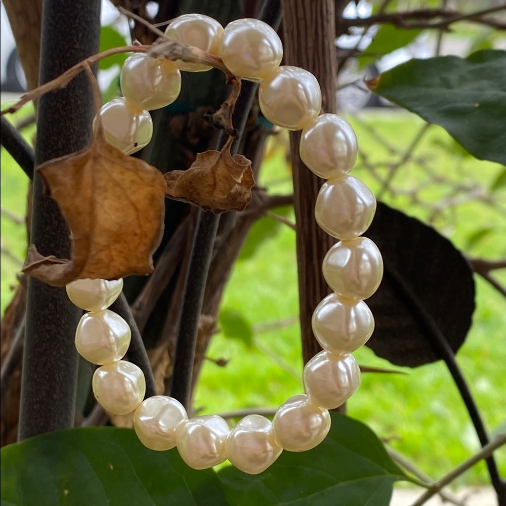 Custom Cute Stretchy🐚Pearl🌊Vintage Bracelet
